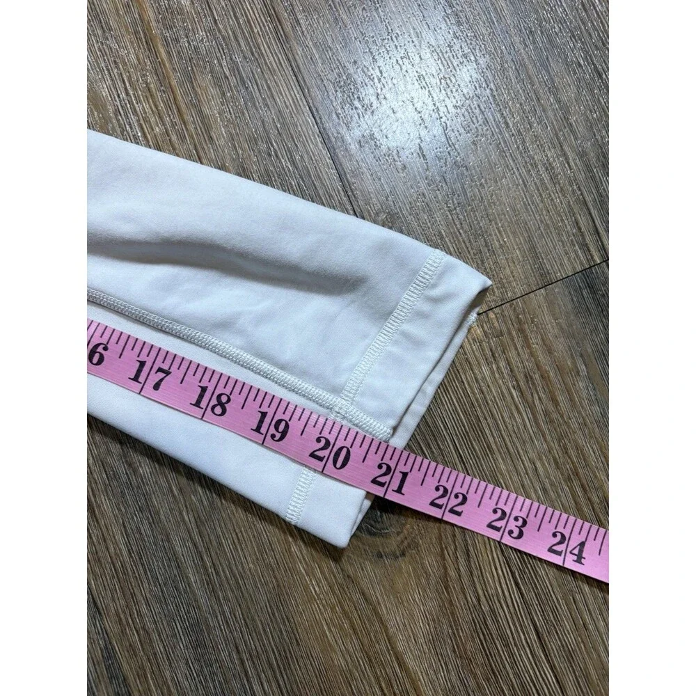 Lululemon Womens White Wunder Under Leggings Size 2 High Rise